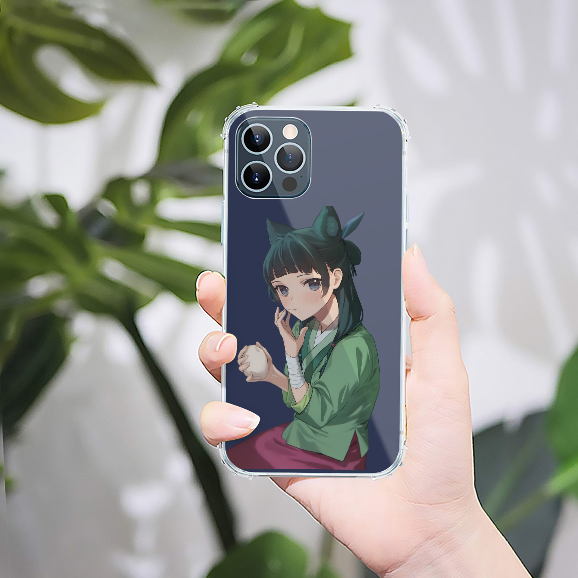 （画像用） 薬屋のひとりごと The Apothecary Diaries 【iPhone 12シリーズ対応】透明スマホケース（クリアソフトケース）